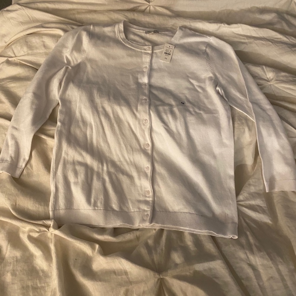 Talbot’s White Cardigan